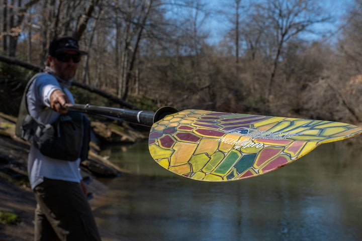 angler pro kayak fishing paddle blade