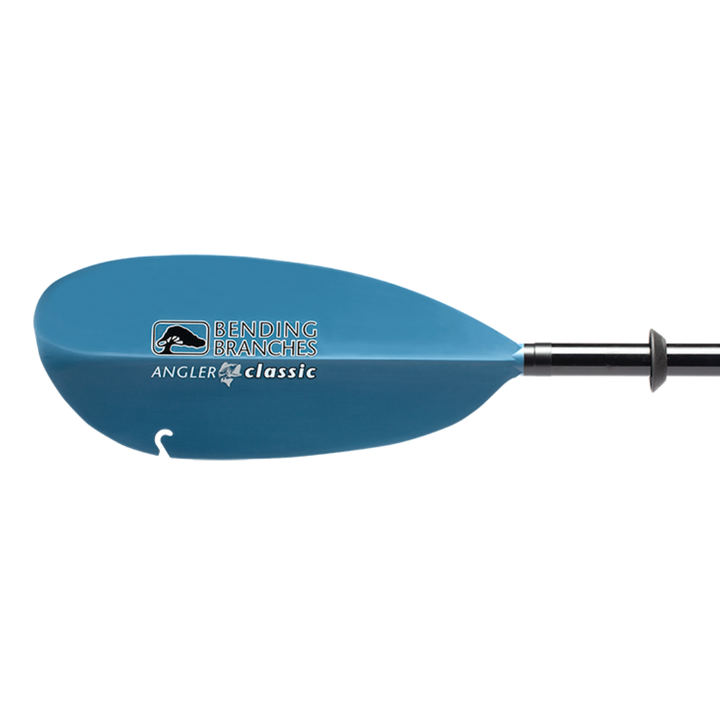 angler classic snap button tidal blue left blade