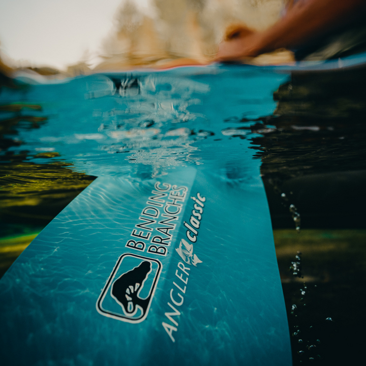 angler classic in tidal blue under water