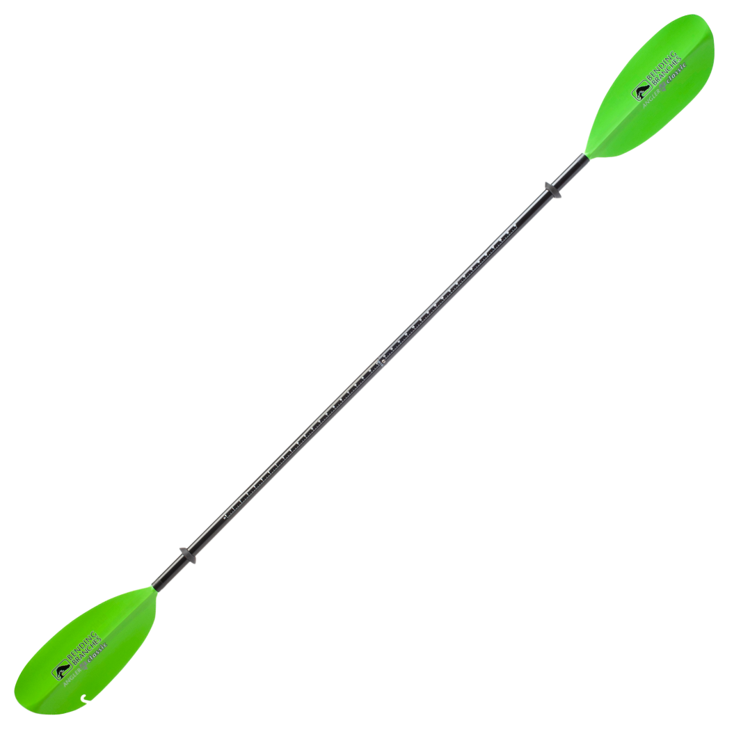 angler classic snap button electric green full